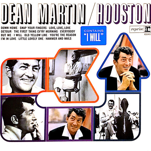 Dean Martin - Houston (LP, Album, Mono)