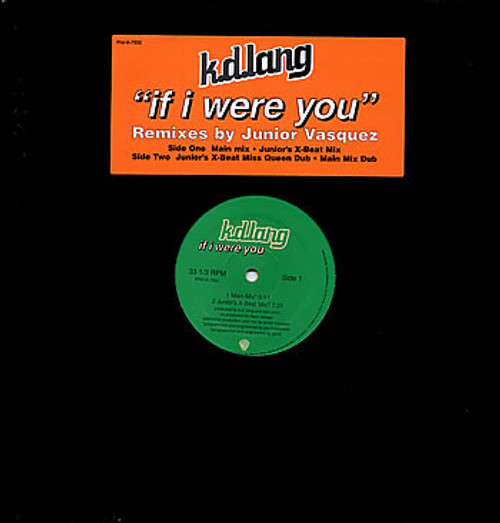 k.d. lang - If I Were You (12", Promo, Ora)