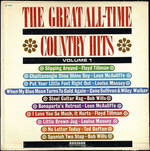 Various - The Great All-Time Country Hits, Volume 1 (LP, Comp)