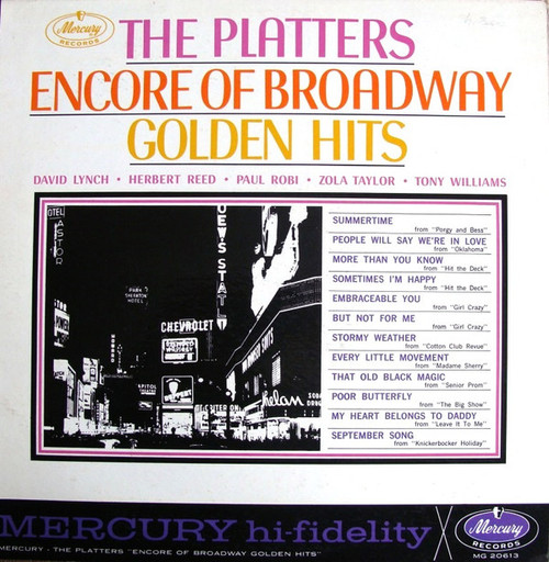 The Platters - Encore Of Broadway Golden Hits (LP, Album, Mono)