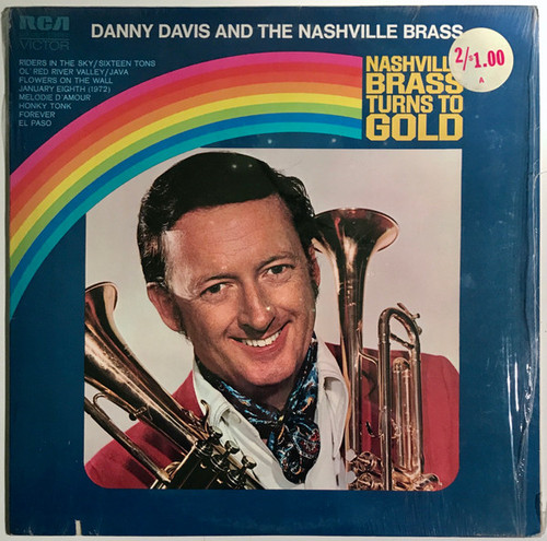 Danny Davis And The Nashville Brass* - Nashville Brass Turns To Gold (LP, Album)