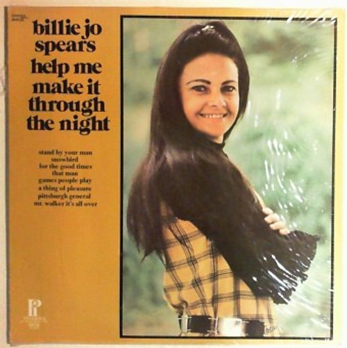 Billie Jo Spears - Help Me Make It Through The Night (LP, Album, Yel)