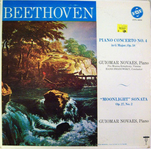 Beethoven* / Guiomar Novaes, Hans Swarowsky, Pro Musica Symphony, Vienna* - Concerto No. 4 For Piano And Orchestra In G Major, Opus 58 / "Moonlight" Sonata Op. 27, No2 (LP)