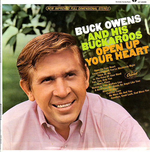 Buck Owens And His Buckaroos - Open Up Your Heart (LP, Album, Scr)