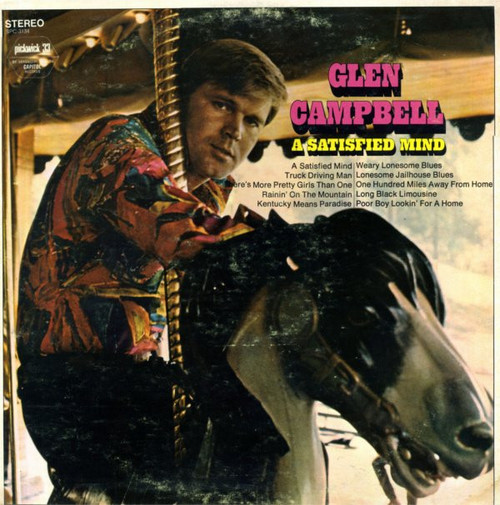 Glen Campbell - A Satisfied Mind (LP, Comp)