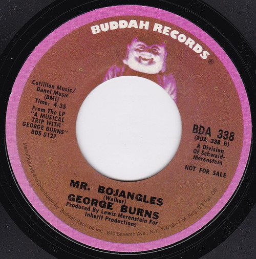 George Burns - Mr. Bojangles / Old Folks (7")
