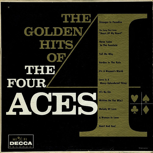 The Four Aces - The Golden Hits Of The Four Aces - Decca - DL 4013 - LP, Comp, Mono 708595652