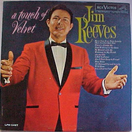 Jim Reeves - A Touch Of Velvet (LP, Album, Mono)