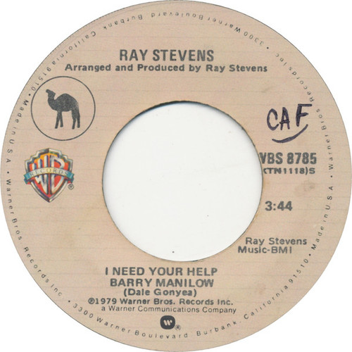 Ray Stevens - I Need Your Help Barry Manilow (7", Single)