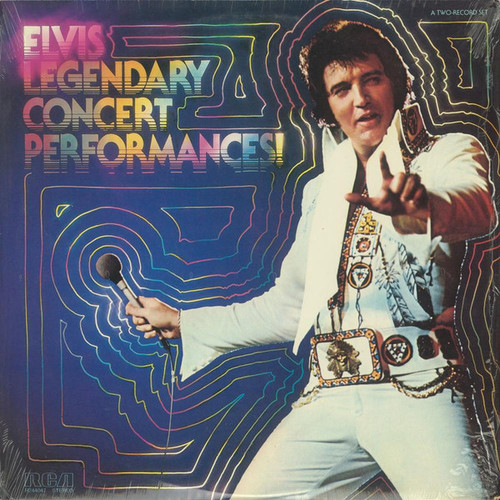 Elvis Presley - Elvis - Legendary Concert Performances! (2xLP, Comp, Club)