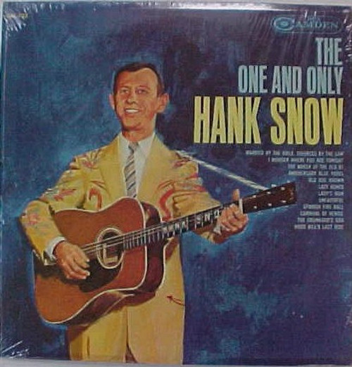 Hank Snow - The One And Only Hank Snow (LP, Album, Mono, Roc)