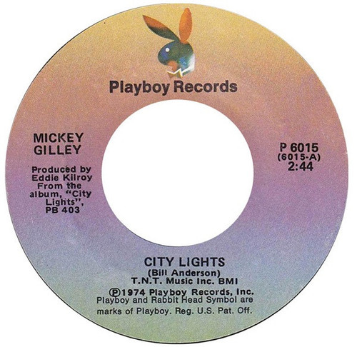 Mickey Gilley - City Lights / Fraulein (7", Styrene)