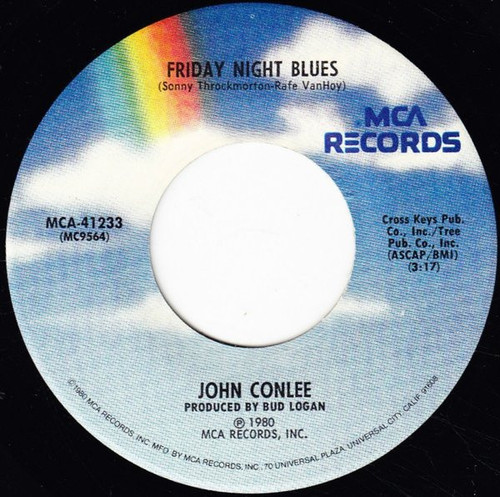 John Conlee - Friday Night Blues (7", Single, Pin)