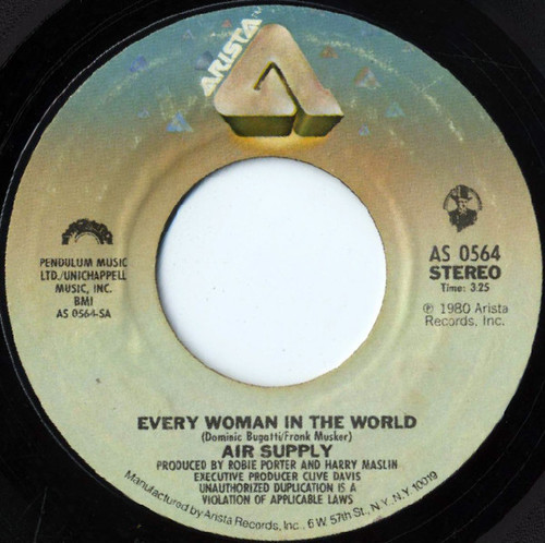 Air Supply - Every Woman In The World (7", Single)