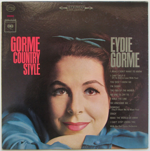 Eydie Gorme* - Gorme Country Style (LP, Album)