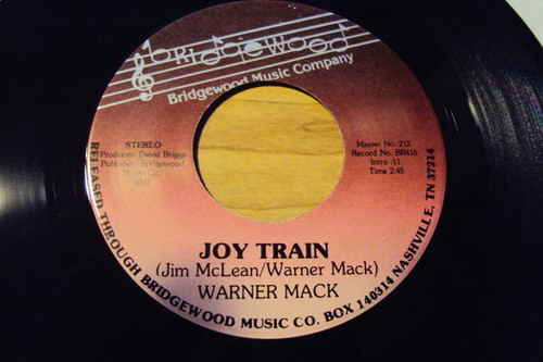 Warner Mack - Joy Train (7", Single, Promo)