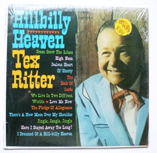Tex Ritter - Hillbilly Heaven (LP, Album)