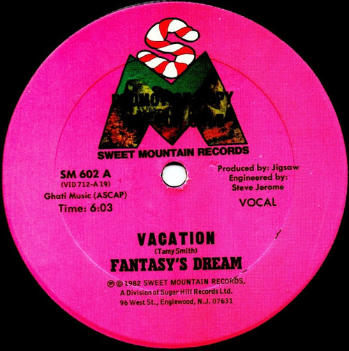 Fantasy's Dream - Vacation (12", Promo)
