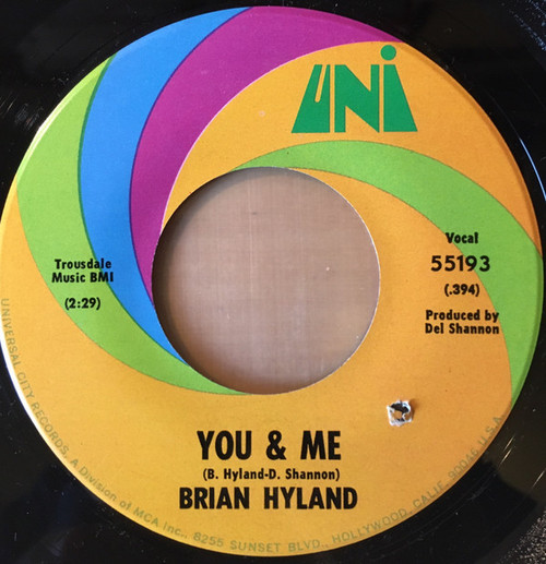 Brian Hyland - You & Me / Could You Dig It (7", Single)