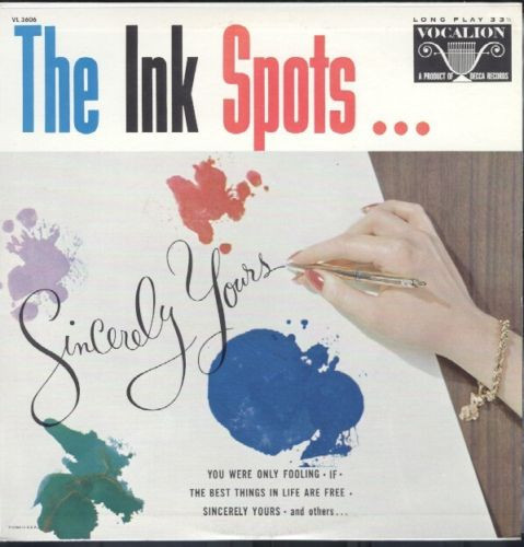 The Ink Spots - Sincerely Yours (LP, Album, Mono, Glo)