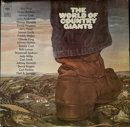 Various - The World Of Country Giants (2xLP, Comp)
