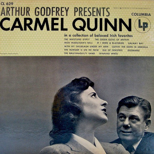 Carmel Quinn - Arthur Godfrey Presents Carmel Quinn (LP, Album, Mono)
