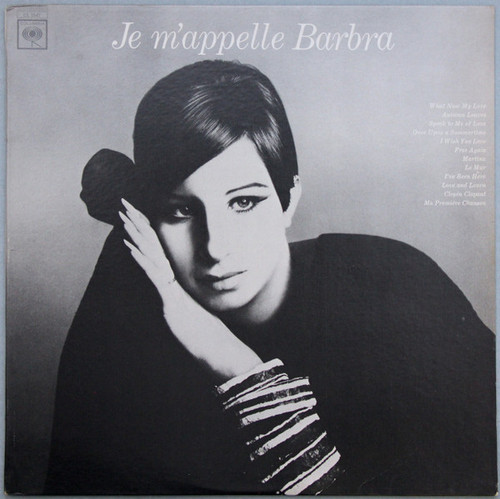 Barbra Streisand - Je M'appelle Barbra (LP, Album, Mono, Pit)