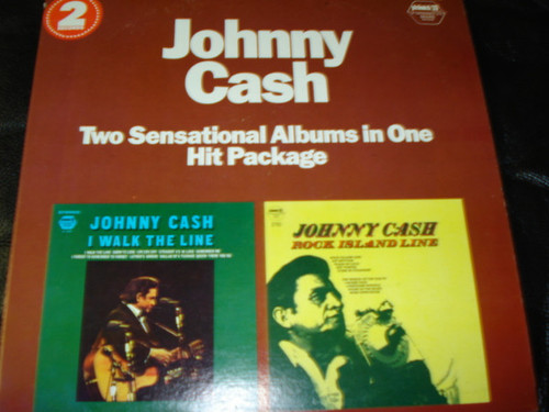Johnny Cash - I Walk The Line / Rock Island Line  (2xLP, Comp, Gat)