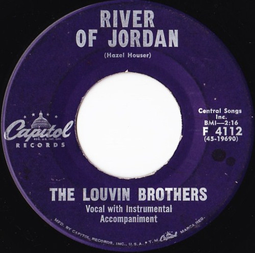 The Louvin Brothers - River Of Jordan (7")