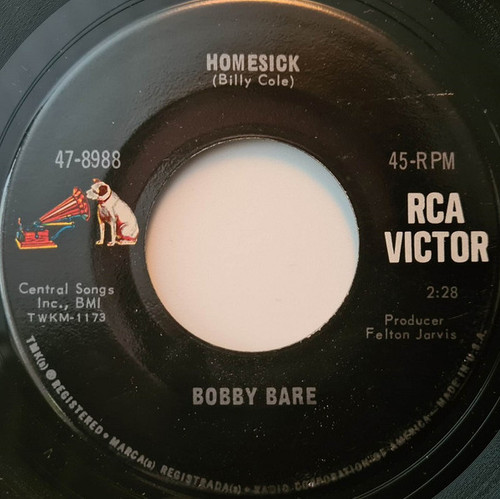 Bobby Bare - Homesick (7", Single)
