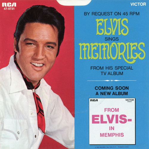 Elvis Presley - Charro / Memories (7")