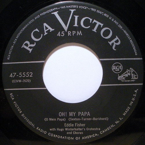 Eddie Fisher - Oh! My Papa (O Mein Papa) (7", Single, Ind)