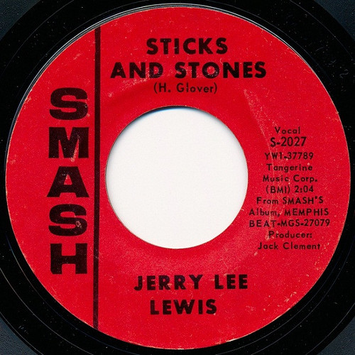 Jerry Lee Lewis - Sticks And Stones (7", Single)