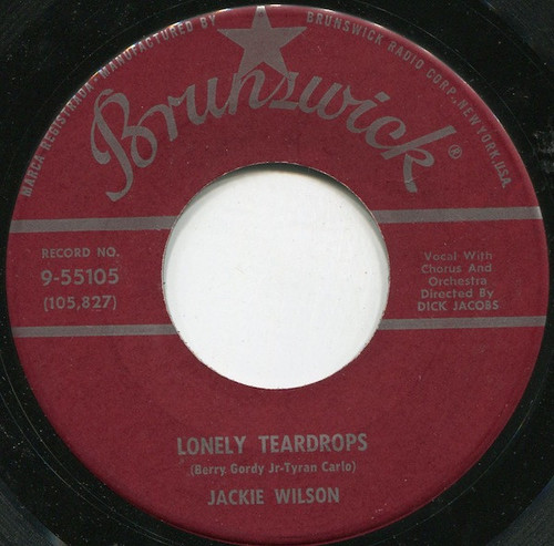 Jackie Wilson - Lonely Teardrops (7", Glo)