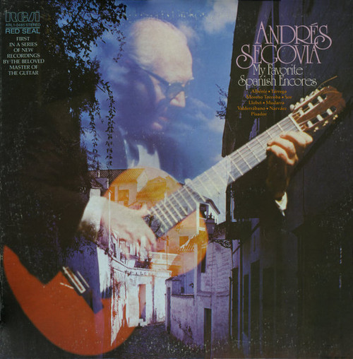 Andrés Segovia - My Favorite Spanish Encores (LP, Album, RE, Red)
