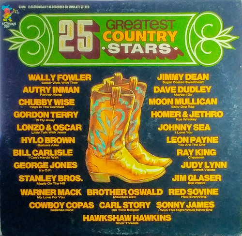 Various - 25 Greatest Country Stars (LP, Comp)