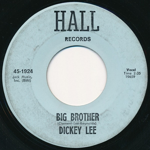 Dickey Lee - Big Brother / She's Walking Away (7", Single)