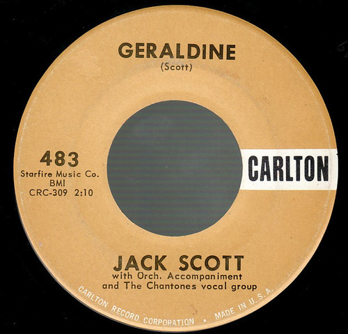 Jack Scott - With Your Love (7", Single, Ind)