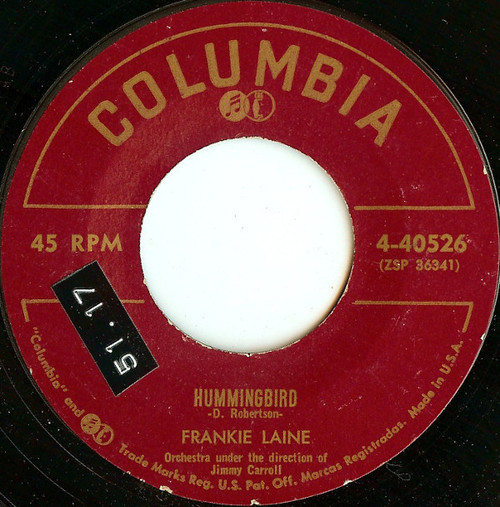 Frankie Laine - Hummingbird / My Little One (7", Single)