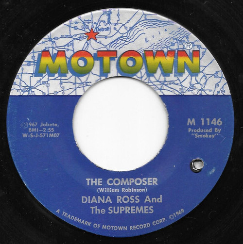 Diana Ross And The Supremes* - The Composer (7", Single, Mono)