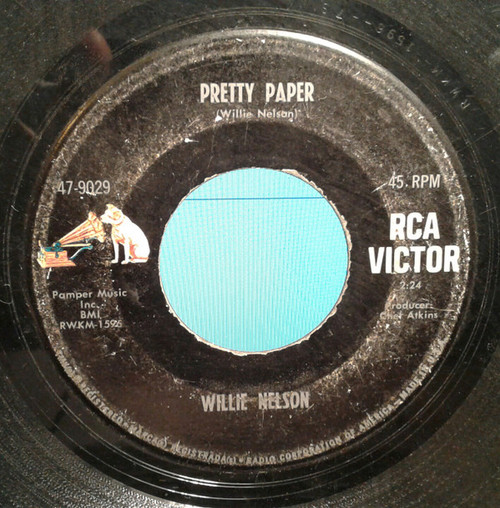 Willie Nelson - Pretty Paper (7", Single)