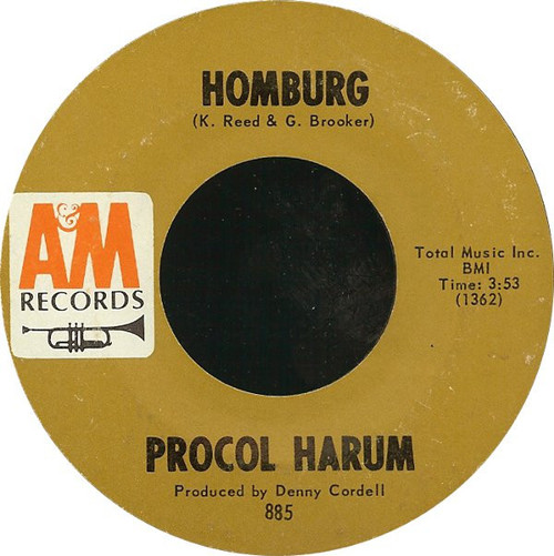 Procol Harum - Homburg / Good Captain Clack (7", Single, Mono)