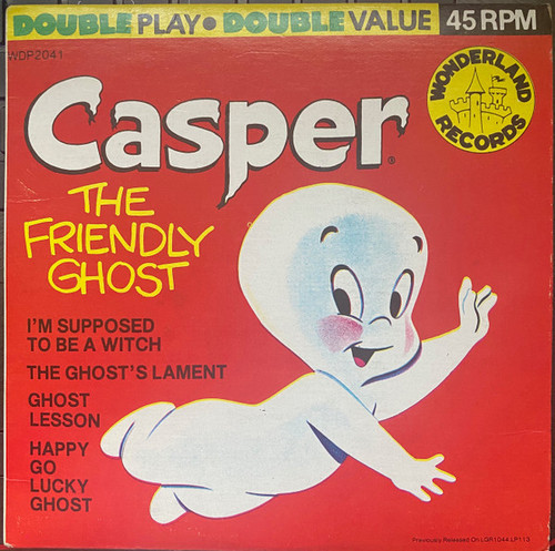 The Sandpiper Chorus And Orchestra, Jim Timmens, Norma Macmillan, Bradley Bolke - Casper The Friendly Ghost (7")