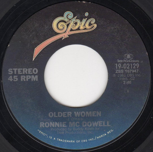 Ronnie Mc Dowell* - Older Women (7", Single, Styrene, Ter)