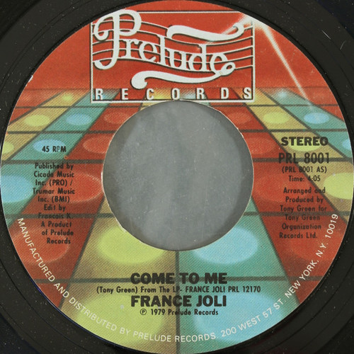 France Joli - Come To Me (7", Single, Styrene, Pit)
