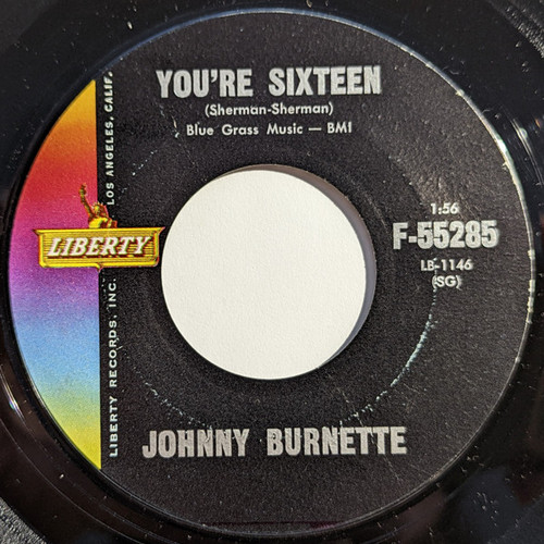 Johnny Burnette - You're Sixteen (7", Single, Styrene)