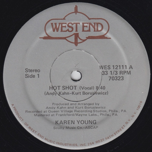 Karen Young - Hot Shot (12", Single)
