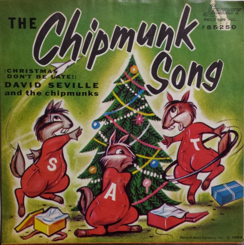 David Seville And The Chipmunks - The Chipmunk Song / Alvin's Harmonica (7")