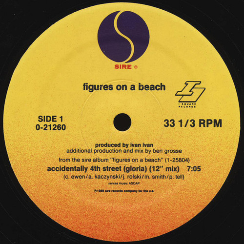 Figures On A Beach - Accidentally 4th. St. (Gloria). (12", Maxi)