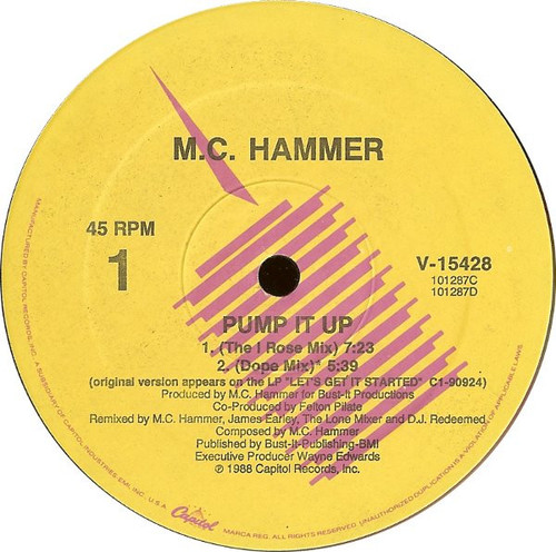 MC Hammer - Pump It Up (12")